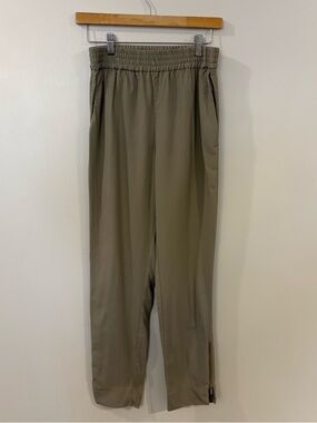 Babaton wool trouser pant ankle zippers